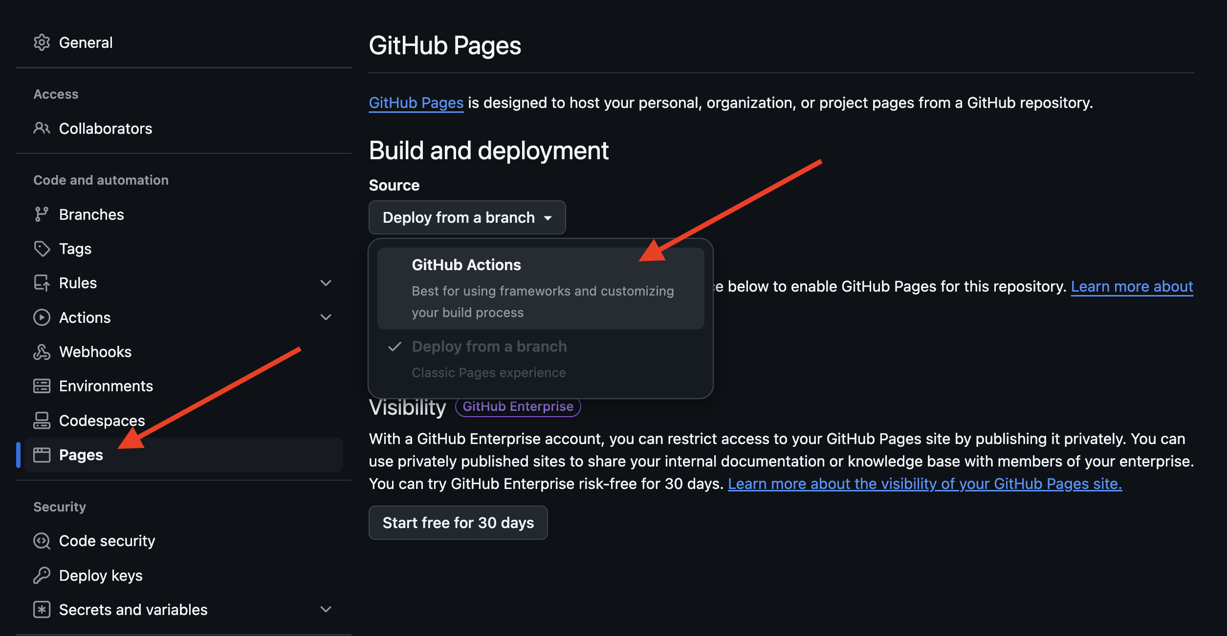 GitHub Pages Setup